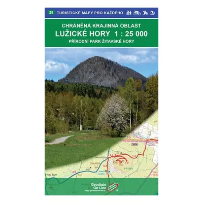 Lužické hory, Žitavské hory 1:25T /25 Turistické mapy pro každého, 4. vydání