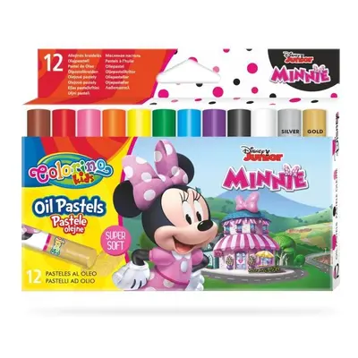 Colorino Disney Junior Minnie - olejové pastely 12 barev