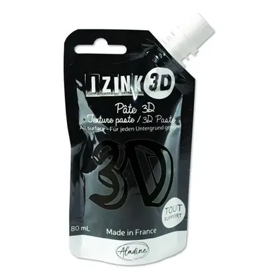 Reliéfní pasta 3D IZINK - caviar, černá, 80 ml