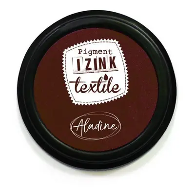 Razítkovací polštářek na textil IZINK textile - hnědý