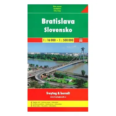 Slovensko + Bratislava mapy (1:500.000, 1:16 000)