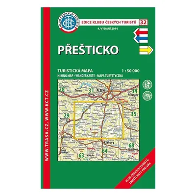 Přešticko /KČT 32 1:50T Turistická mapa