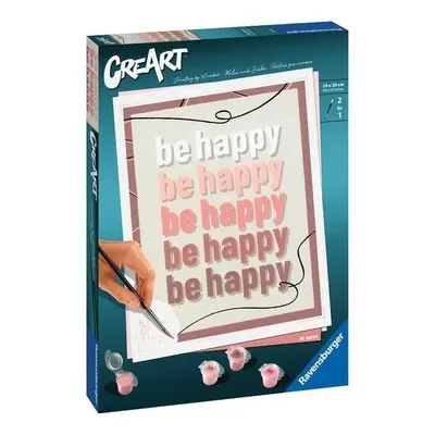 CreArt Buď šťastný: Be happy