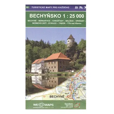 Bechyňsko 1:25T/92 Turistické mapy pro každého