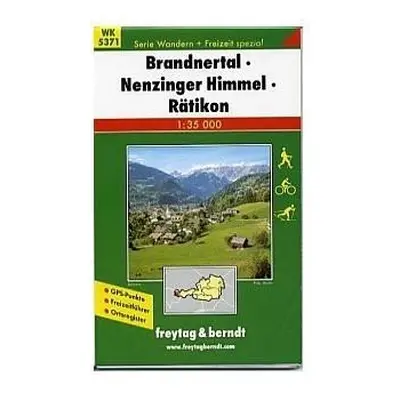 WK 5371 Brandnertal 1:35 000 / turistická mapa