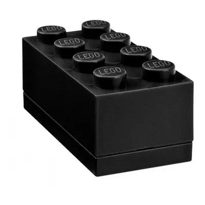 Úložný box LEGO Mini 8 - černý