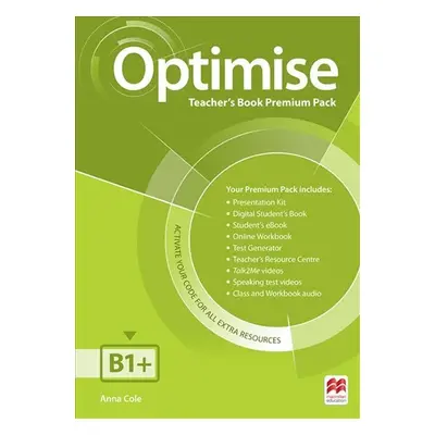 Optimise B1+: Teacher´s Book Premium Pack - Anna Cole