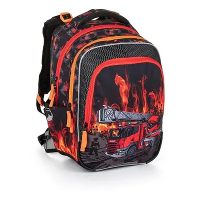 Bagmaster Školní batoh Beta 23 B Black/Red