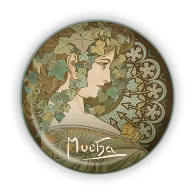 Kovový otvírák Alfons Mucha - Ivy, ø 5,8 cm