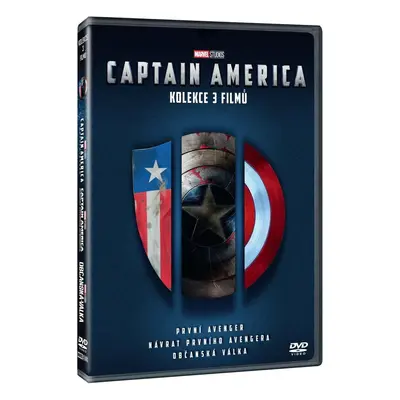 Captain America - kolekce 1.-3. (3DVD)