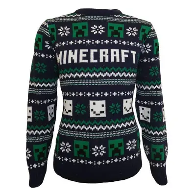 Minecraft vánoční svetr - Jumper Pattern (velikost M)