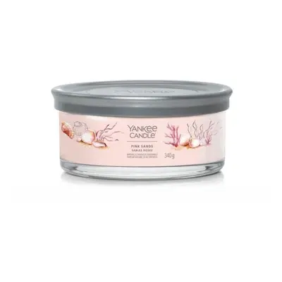 YANKEE CANDLE Pink Sands svíčka 340g / 5 knotů (Signature tumbler střední )