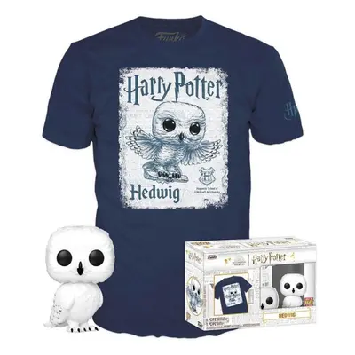 Funko POP & Tee: Harry Potter - Hedwig (velikost L)