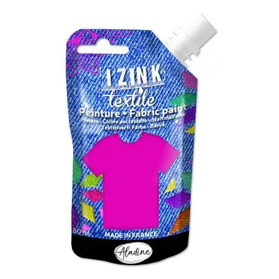 Textilní barva IZINK Textile - fuchsia, 80 ml