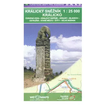 Králický Sněžník 1:25T /75 Turistické mapy pro každého