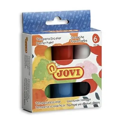 JOVI temperové barvy 6x15ml v kelímku