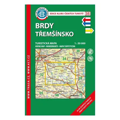 KČT 35 Brdy, Třemšinsko 1:50 000 / turistická mapa