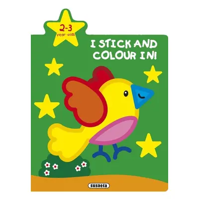 I stick and colour in! - Bird 2-3 year