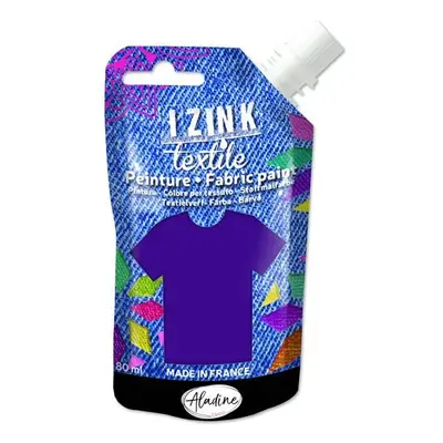 Textilní barva IZINK Textile - fialová, 80 ml