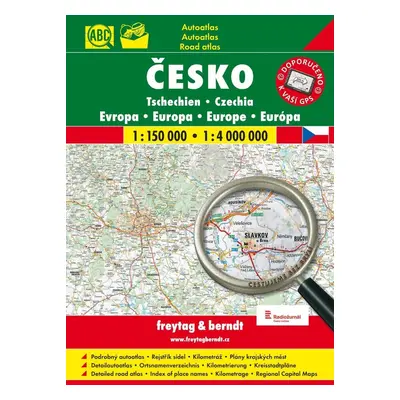 Česko autoatlas 1:150 0000 (A4, spirála)