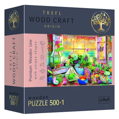 Trefl Wood Craft Origin Puzzle Plážový domek 501 dílků - dřevěné - Trefl