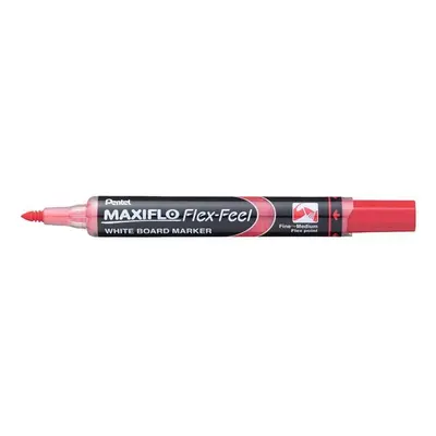 Popisovač na bílé tabule Pentel Maxiflo Flex-Feel - červený