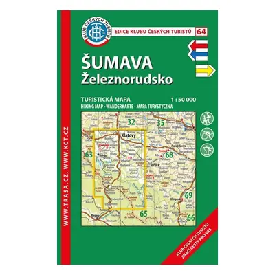 Šumava, Železnorudsko /KČT 64 1:50T Turistická mapa