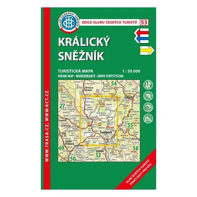 KČT 53 Králický Sněžník 1:50 000 / 7.vydání 2022