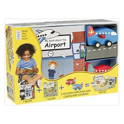 My Little Book about Airplanes(Book, Wooden Toy & 16-piece Puzzle)