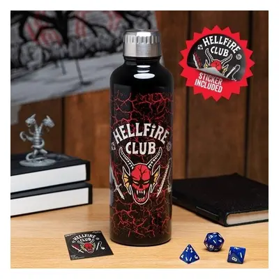 Stranger Things Láhev na pití nerezová - Hellfire Club, 500 ml