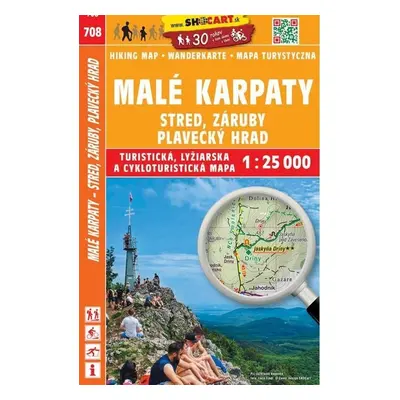 SC 708 Malé Karpaty - Záruby, Plav.hrad, 1:25 000