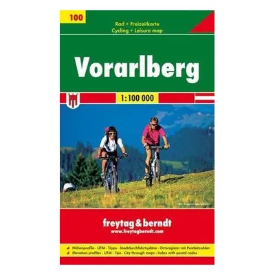 RK 100 Vorarlberg 1:100 000 / cyklomapa