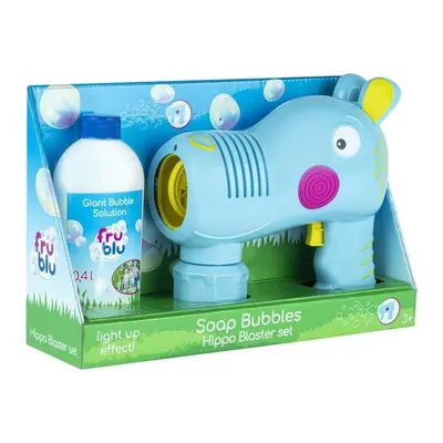 Fru Blu Bublifuk - Hippo blaster se zásobníkem + náplň 0,4L