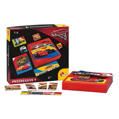 Piatnik Cars 3 Progressive 9 - postupně se zvětšující puzzle