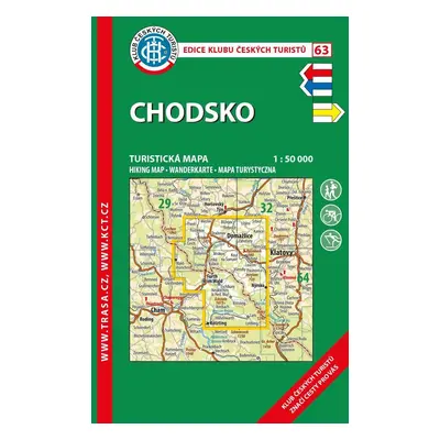 KČT 63 Chodsko 1:50 000 / 7.vydání 2021