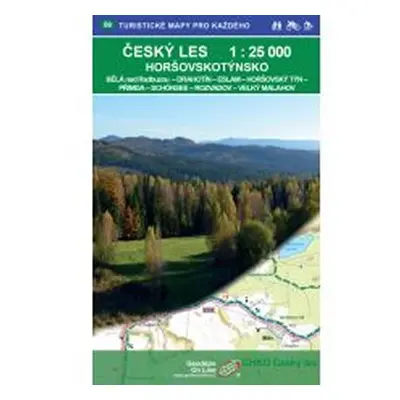 Český Les,Horšovskotýnsko 1:25 000/ 56 Turistické mapy pro každého