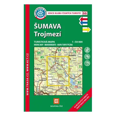 KČT 66 Šumava Trojmezí 1:50 000 Turistická mapa, 9. vydání