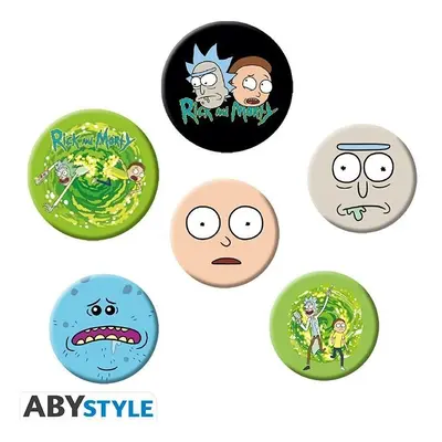 Rick and Morty - set odznaků