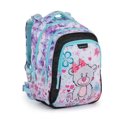 Bagmaster Batoh pro prvňáčky LUMI 21 C GRAY/BLUE/PINK