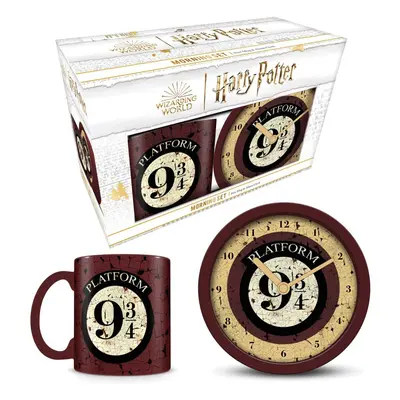 Harry Potter Dárkový set - Nástupiště 9 a 3/4 (hodiny a budík) - EPEE