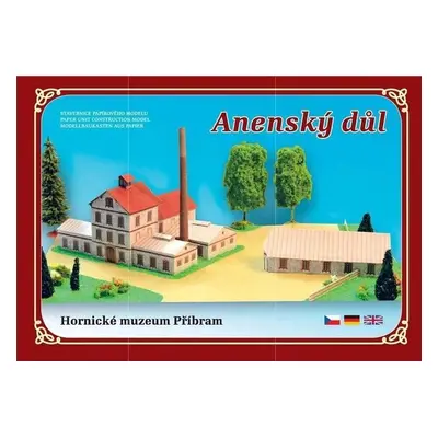 Anenský důl - Hornické muzeum Příbram - Stavebnice papírového modelu, 2. vydání