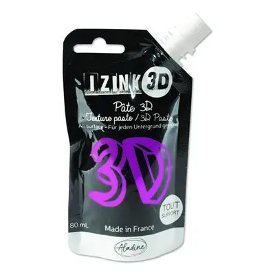 Reliéfní pasta 3D IZINK - crocus, fialová, 80 ml