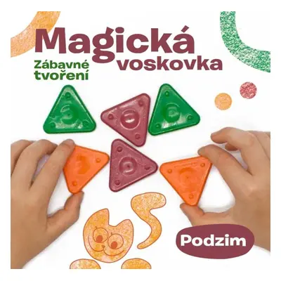 Magická voskovka sada - Podzim (knížka, voskovky, výseky)