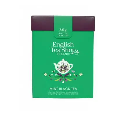 English Tea Shop Čaj Máta s černým čajem bio, sypaný, 80g