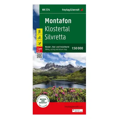 Montafon 1:50 000 / turistická, cyklistická a rekreační mapa