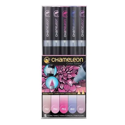 Set Chameleon tónovací fixy, 5ks - růžové tóny