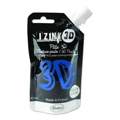 Reliéfní pasta 3D IZINK - iris, modrá, 80 ml