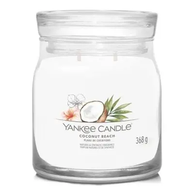 YANKEE CANDLE Coconut Beach svíčka 368g / 2 knoty (Signature střední)