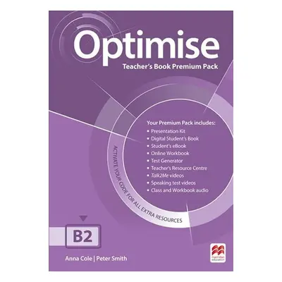 Optimise B2: Teacher´s Book Premium Pack - Anna Cole