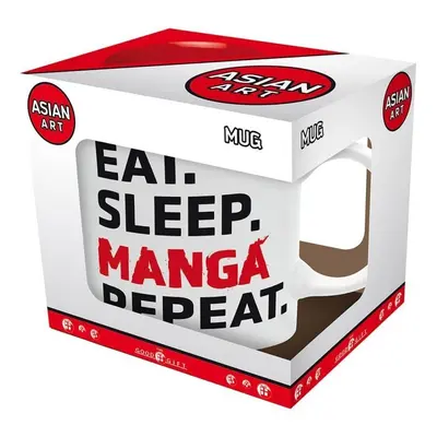 Eat, Sleep, Manga, Repeat Keramický hrnek 320 ml